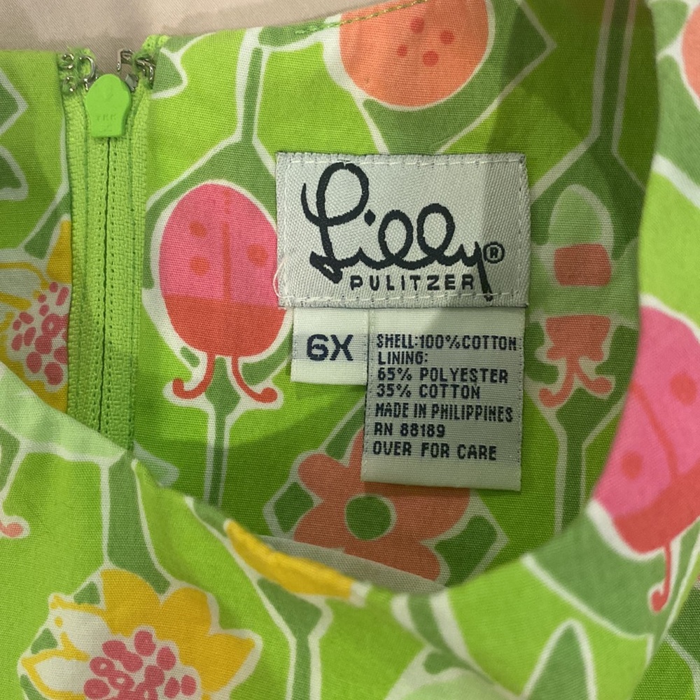 Lilly Pulitzer Dress Size 6x - Picture 2 of 5